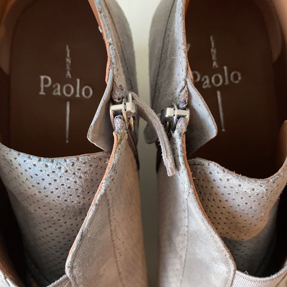 Linea Paola l Grey Anna Wedge Sneakers Size 8.5 - Picture 7 of 8